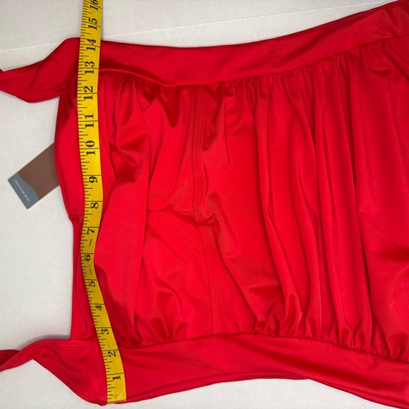 Smismivo Women's Size M Halter Slimming VintageRetroRuched Pushup 1pc Swimsuit. - Picture 10 of 11